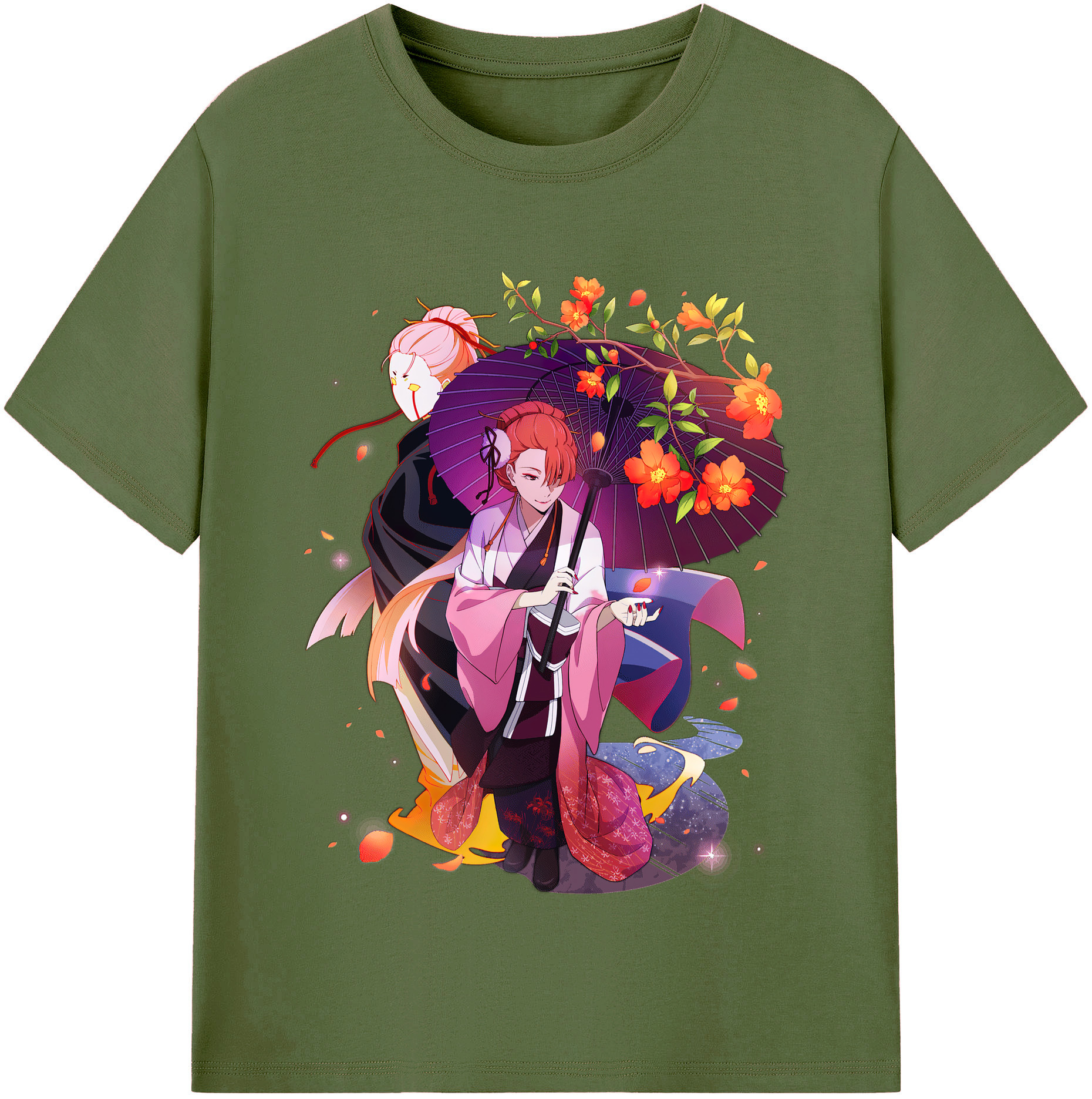 （画像用） 文豪ストレイドッグス Bungo Stray Dogs 綿100％半袖Tシャツ（フロントプリント）